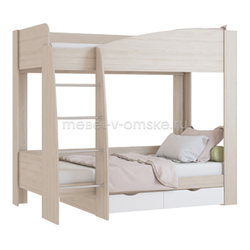 ОМ853 Кровать 2-х ярусная. Размер: 2015х1742х1075. Спальная зона: 800*1950.