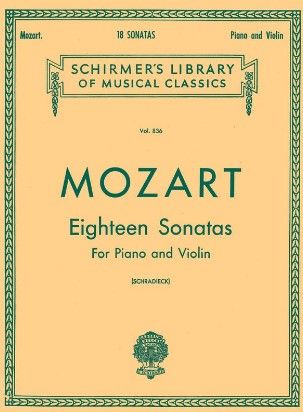 Mozart, Wolfgang Amadeus 18 Sonatas for violin and piano