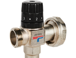 Насосно-смесительный узел ROMMER с термостатическим клапаном 20-55°C, без насоса