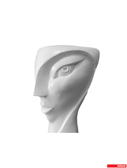 Кашпо "ЕВА", цв. белый, Н=20см, гипс ( 2шт.)