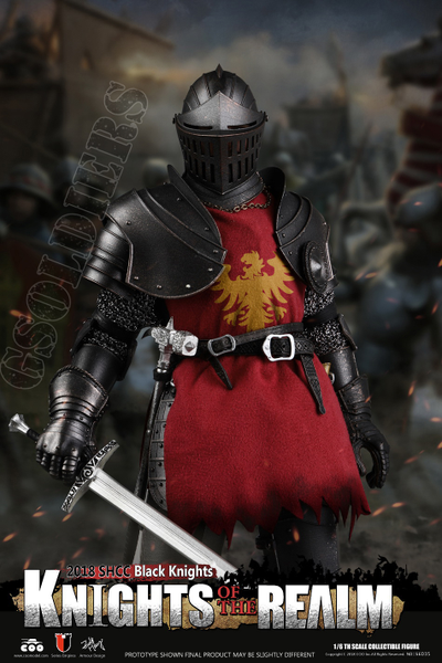 ФИГУРКА 1/6 scale IE-CAST ALLOY SERIES OF EMPIRES KNIGHTS OF THE REALM BLACK KNIGHT (SE035) COOMODEL