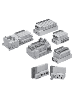 5/2, 5/3, 2x3/2 пневмораспределители электропневматическим управлением New SY3000/5000/7000