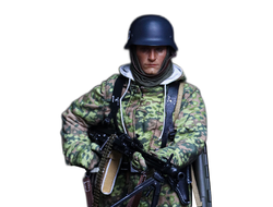 ПРЕДЗАКАЗ - Немецкий пулеметчик - Коллекционная ФИГУРА 1/6 Oder 1945  (UD9051) - UJINDOU ?ЦЕНА: 23700 РУБ.?