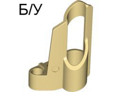 ! Б/У - Technic, Panel Fairing # 6 Small Short, Large Hole, Side B, Tan (32528 / 4158872 / 4186783) - Б/У
