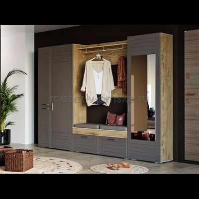 Шкаф для одежды Livorno (Ливорно) - 013.16 с зеркалом