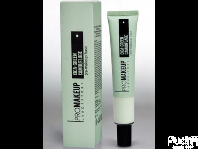 PROMAKEUP laboratory CICA-GREEN CAMOUFLAGE камуфлирующая матирующая основа под макияж с центеллой аз