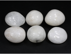 Лунный камень в ассортименте, галтовка, Индия (24-27 мм, 14-18 г) №26687