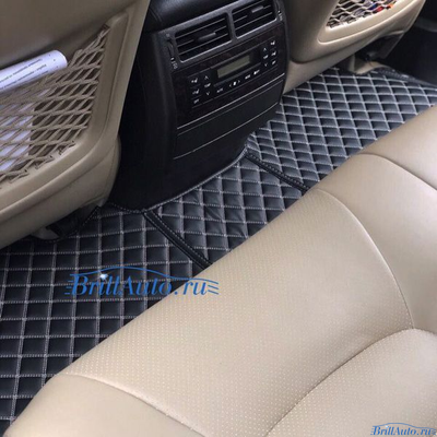 5D и 3D коврики из эко кожи в салон Toyota Land Cruiser 200 в Москве