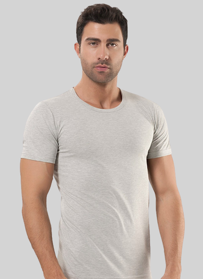 Футболка мужская Oztas - A 1051 серый