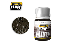 Ammo MIG: Жидкость для нанесения текстурной грязи Wet Mud (35 мл.)