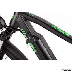 Электровелосипед Eltreco XT 850 Pro серо-зеленый