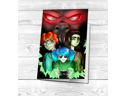 Обложка на паспорт Sally Face, Салли Фейс №10