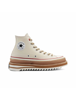 Зимние кеды Converse Chuck Taylor 70 на платформе белые