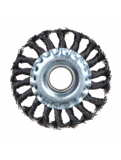 РОКОТ Щетка металл. для УШМ 100мм/22мм, крученая, дисковая