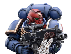 Ультрамарин сержант-интерцессор Кастор (Warhammer 40k) - КОЛЛЕКЦИОННАЯ ФИГУРКА 1/18 scale Sergeant Castor (JT2474) - JOYTOY