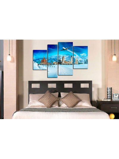 Модульная картина "Мировые столицы"