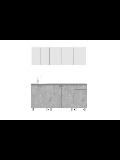 КГ-1 Цемент светлый 1,8 м кухонный гарнитур