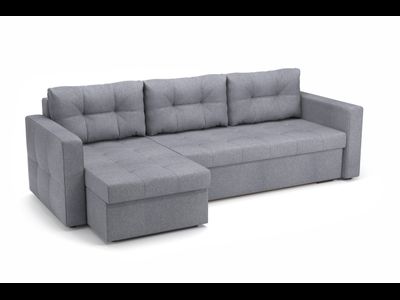 ГРЕЙС угловой диван SHERLOCK 980 серый (Софт)