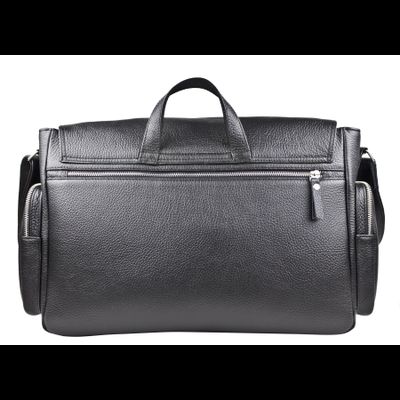 Кожаная мужская сумка Toara black (арт. 5058-61)