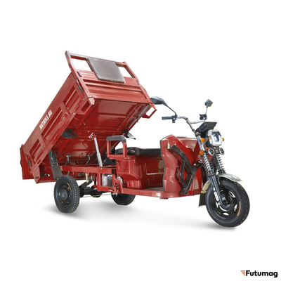 Грузовой электротрицикл Rutrike D5 1700 красный