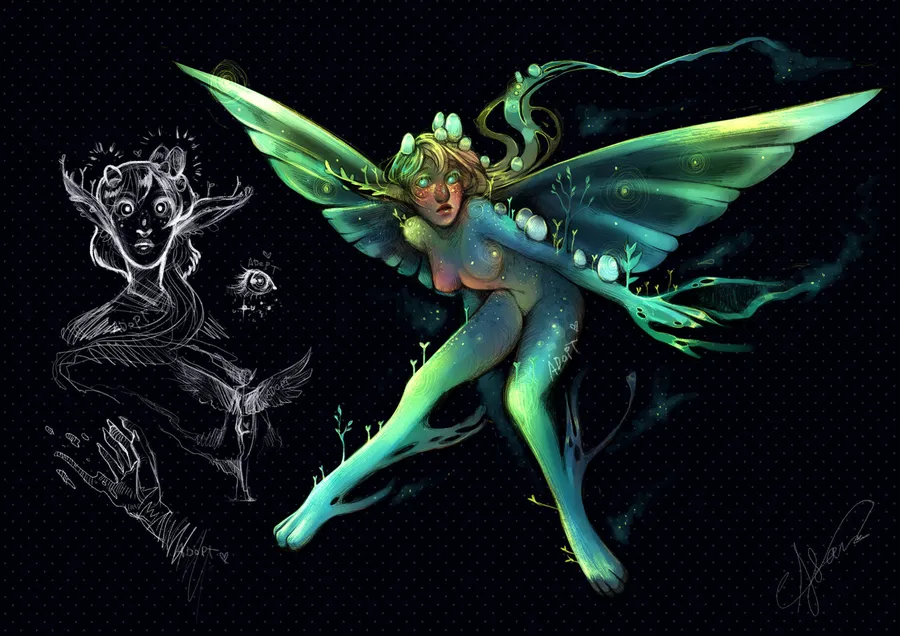 Spirit of moss forest
Art by Asano-nee