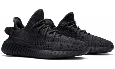 Кроссовки Adidas Yeezy Boost 350 V2 Static Total Black Reflective