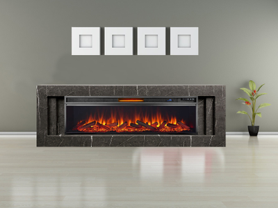 Линейный камин Line SFT Vision 60 LOG LED