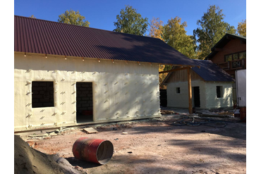 Утепление частного дома пенополиуретаном