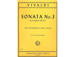 Vivaldi, A: Trombone Sonata No.3 A Minor RV.43