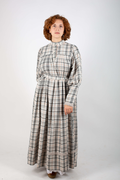 Платье "Поморское" в клетку