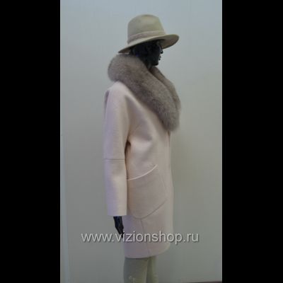 Зимнее женское пальто Россия Арти мода Arti moda 120 розовое