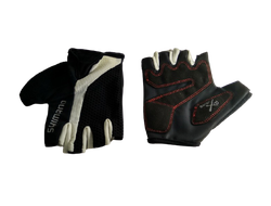 Велоперчатки Shimano Touring Gloves, L, кор. пал., черн./бел., ECWGLBSNS31YL4