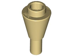 Cone 1 x 1 Inverted with Bar, Tan (11610 / 6017003)