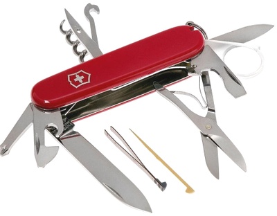 VICTORINOX Explorer красный 1.6703, 91 мм, 16 функций, красный