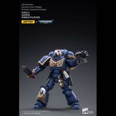 Ультрамарин Примарис лейтенант Эрастус (Warhammer 40k) - КОЛЛЕКЦИОННАЯ ФИГУРКА 1/18 scale Primaris Lieutenant Erastus (JT2481) - JOYTOY