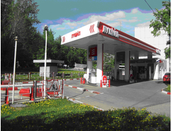 Реклама на АЗС в районе Кунцево