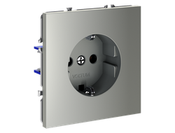 VLS040105 Розетка с заземлением 16А, сталь