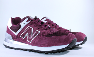 Кроссовки N Balance 574 Bordo