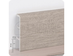 Плинтус ПВХ Рико Концепт 80мм 2,2м. 80103