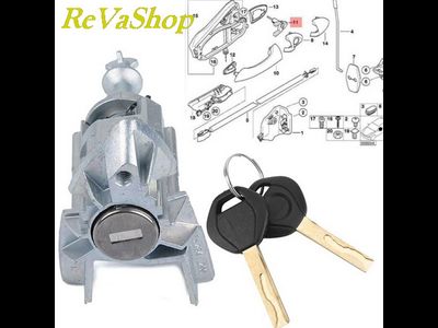 Личинка замка ручки водительской двери БМВ BMW х5 е53