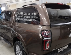 Кунг Expedition на Great Wall Poer в коричневом цвете, фото нашего клиента из г. Советский, ХМАО