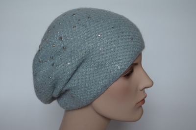 Вицио Италия берет 6161 голубого цвета фото