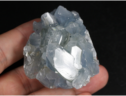 Целестин голубой, друза кристаллов, Мадагаскар (54*40*33 мм, 135 г) №37786