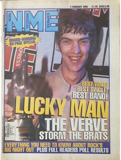 NME Magazine 7 February 1998 The Verve Cover Иностранные музыкальные журналы, Intpressshop