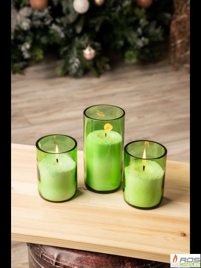 НАБОР СВЕЧЕЙ №2V (с винными подсвечниками)