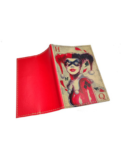 Обложка на паспорт с принтом "Харли"