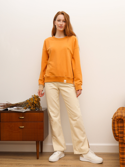 ЖЕНСКИЙ СВИТШОТ "РЫЖАЯ ПАСТЕЛЬ"