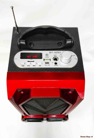Беспроводная колонка Speaker BT-4203 40см+ПОДАРОК