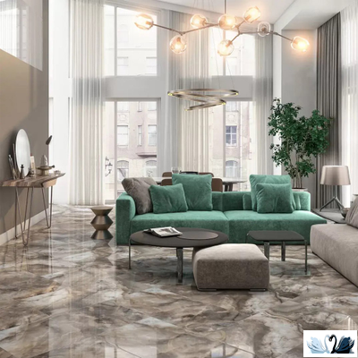 Керамогранит Kerama Marazzi Ониче 119,5х238,5 см серый лаппатированный, SG595602R