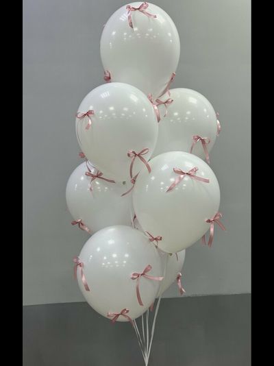 Шар Премиум 33 см с бантиками